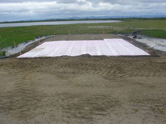 FAA PAPI Gravel Pad for Runway